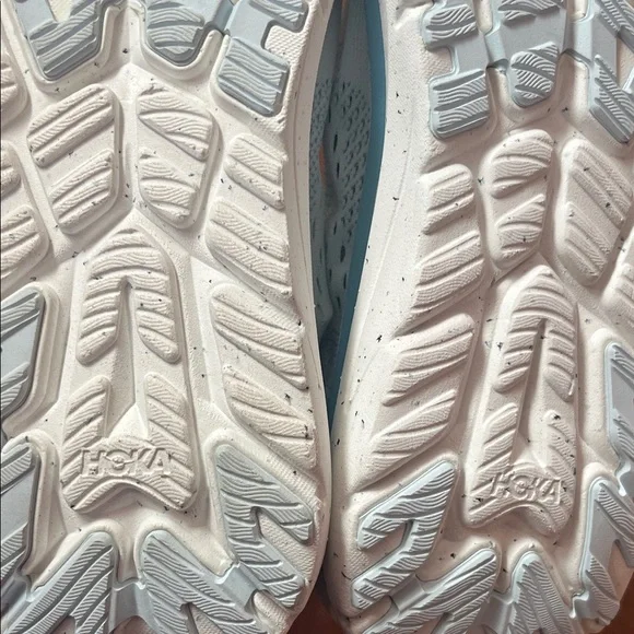 New Hoka Kawana 2 Sneakers - Soft Blue and Lime - Picture 12 of 16